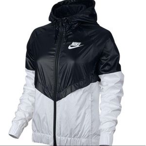 Black and White Nike Windbreaker